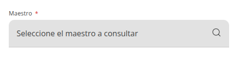 Campo de autocompletado en reposo